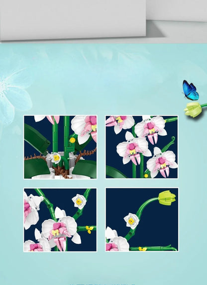 NONECE Orchidea Építő Kocka