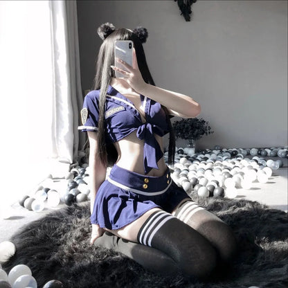 Cosplay Lingerie Kék LivaGirl