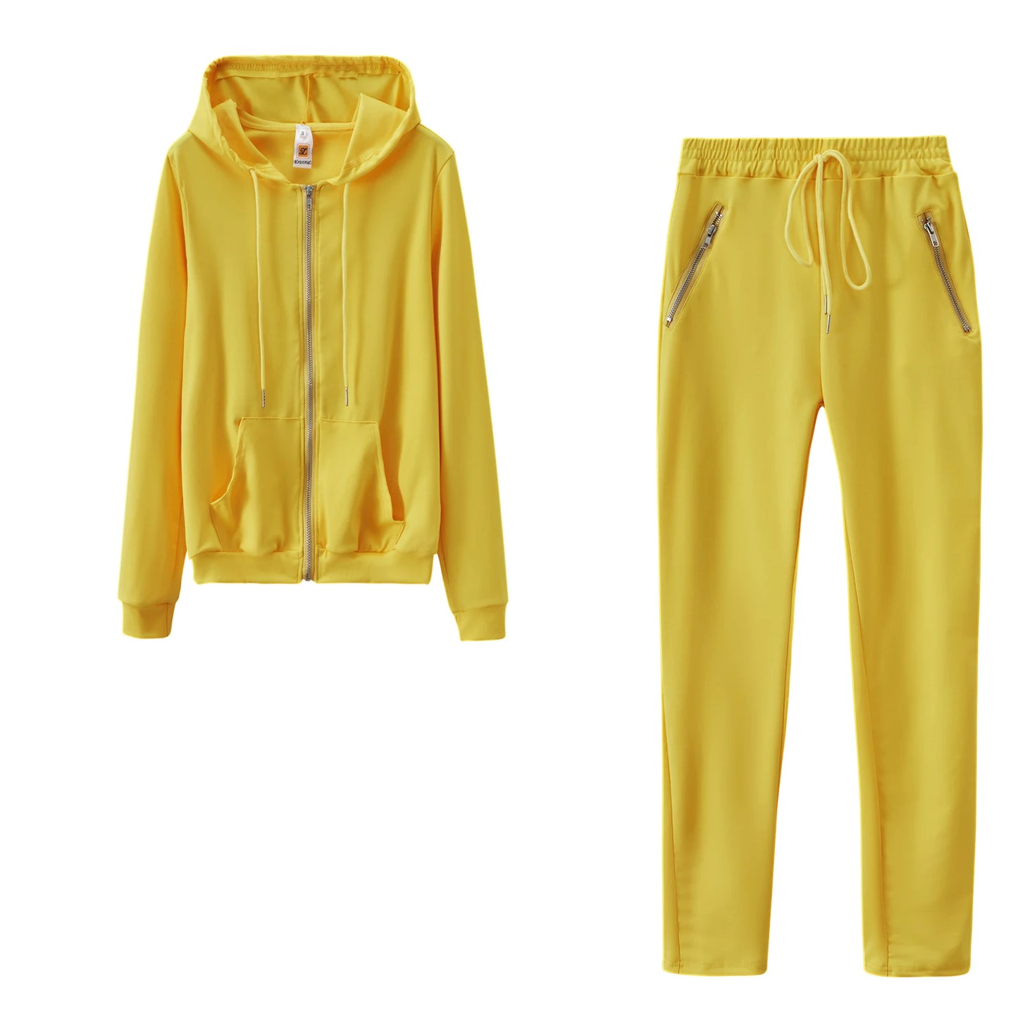 Suit Set Zsebes Kötött Szett