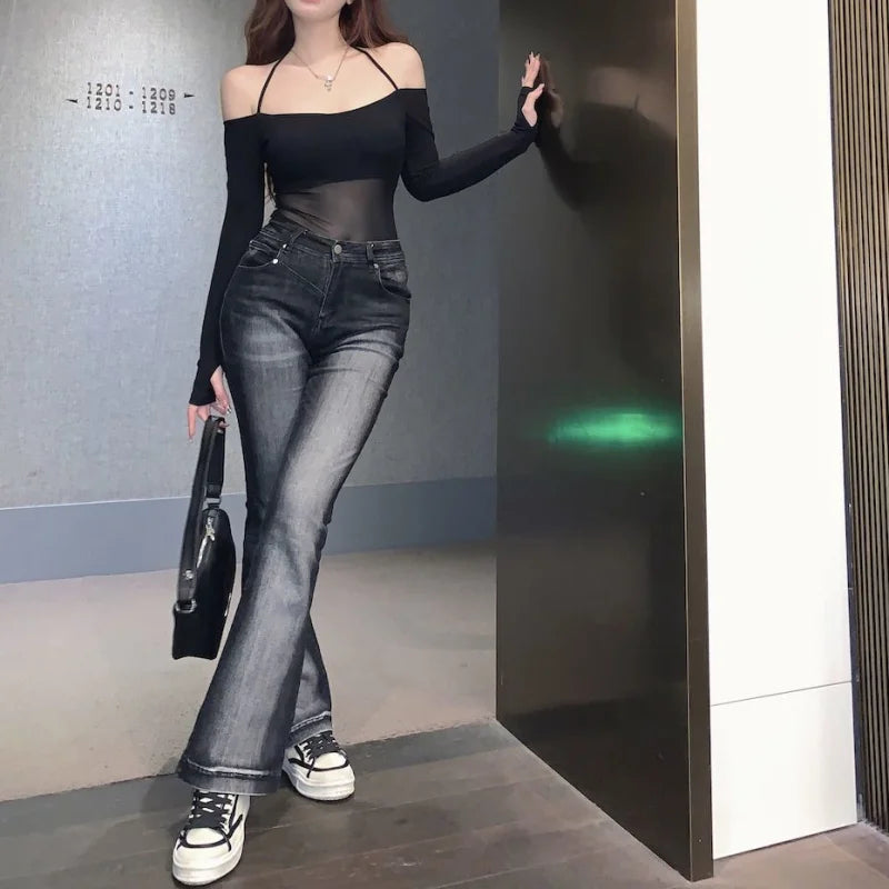 JEYONGZOOCN Mesh Crop Top