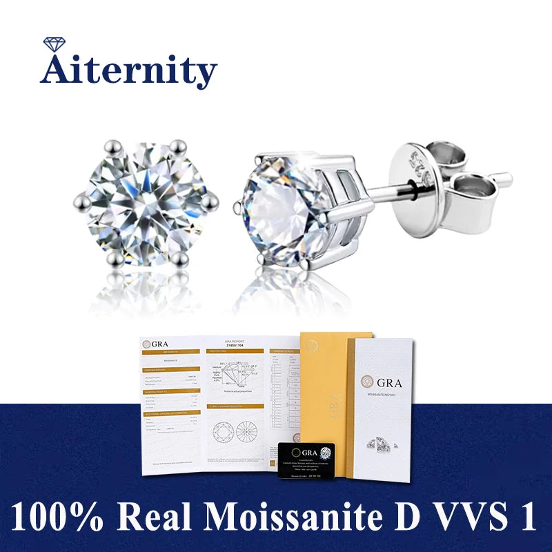 Moissanite Fülbevaló AITERNITY