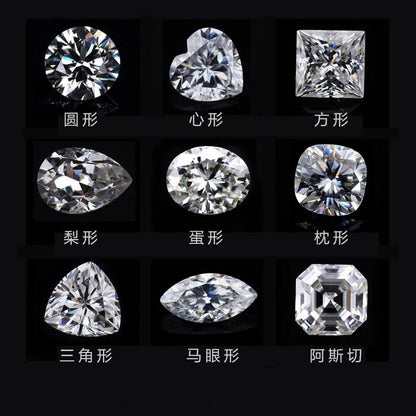 Moissanite Szív 1ct Profi