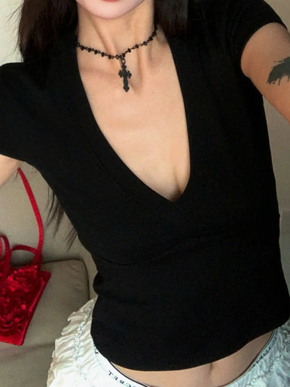 Vnyakú Crop Top Női JEYONG