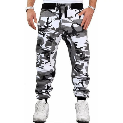 Camo Férfi Edzés Cargo Nadrág