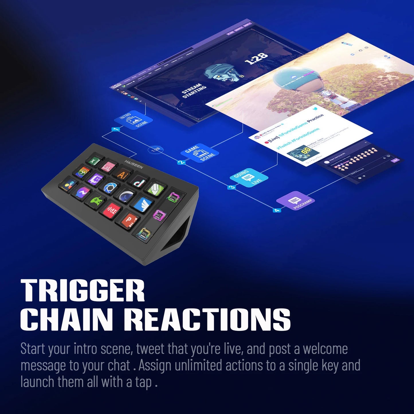 Stream Deck 15 Gombok JIMITU