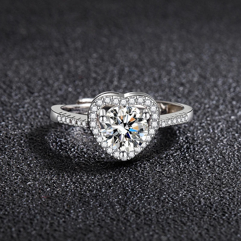 AITERNITY Moissanite Gyűrű 1ct