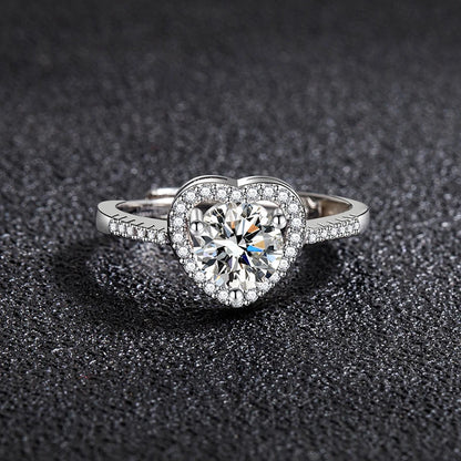 AITERNITY Moissanite Gyűrű 1ct