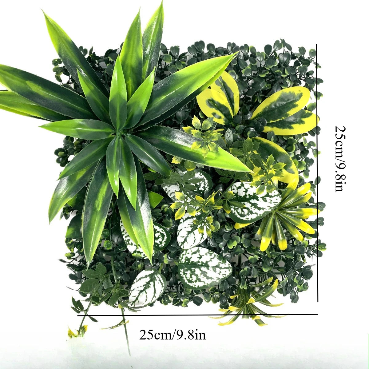 Mű Fű Fal Panel Boxwood Sövény