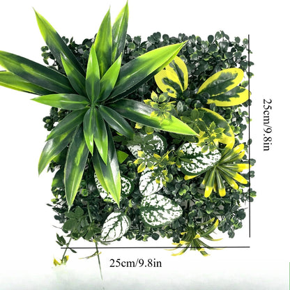 Mű Fű Fal Panel Boxwood Sövény