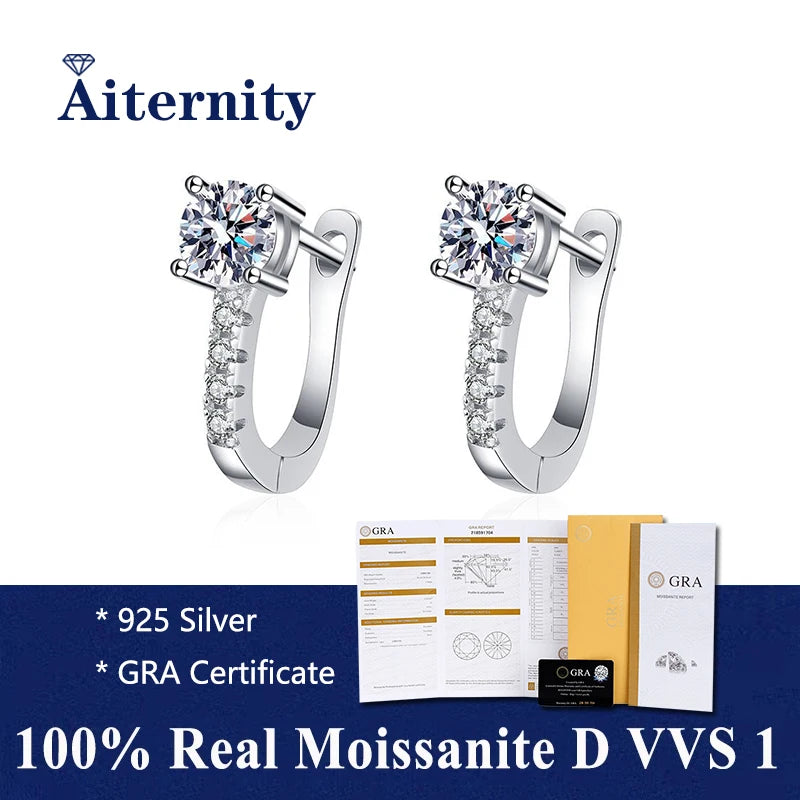 Moissanite Fülbevaló AITERNITY