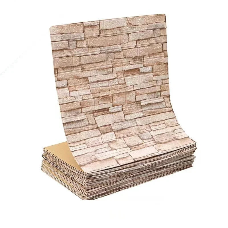 3D Tégla Tapéta Vízálló DZQCN