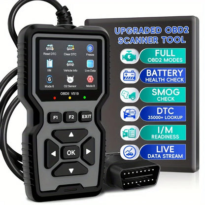 OBD2 Diagnosztikai Eszköz - Profi Motor Kód Olvasóval És Reset Lehetőséggel Valós Idejű Adatolvasás