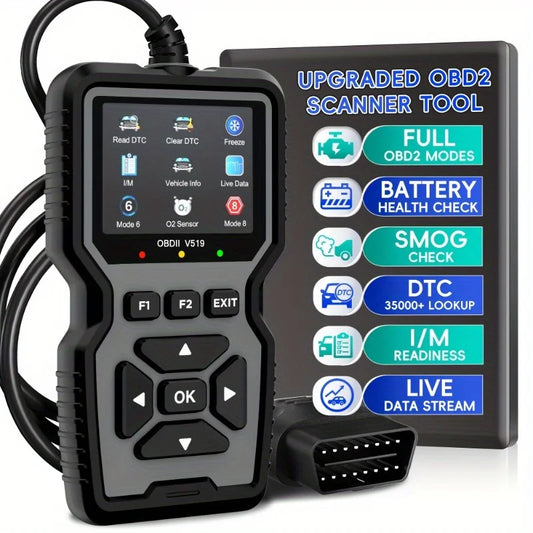 OBD2 Diagnosztikai Eszköz - Profi Motor Kód Olvasóval És Reset Lehetőséggel Valós Idejű Adatolvasás