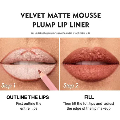 Zuofily Lipliner Tartós Nude