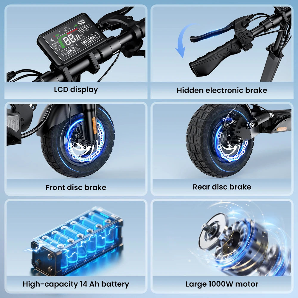 W9 Offroad iScooter Rider