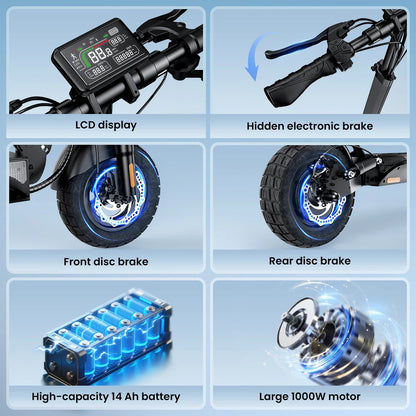 W9 Offroad iScooter Rider