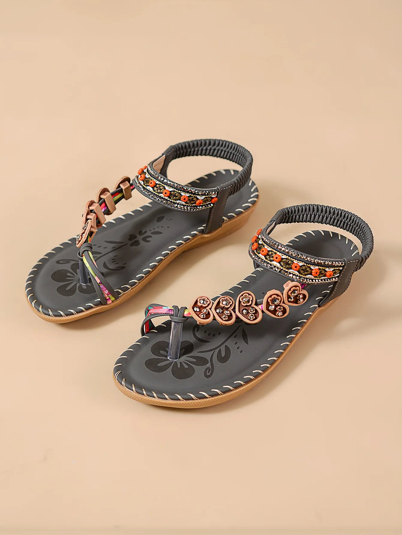 Női Bohém Szandál 2025 - Puha Talpú Flip-Flop Nyári Papucs