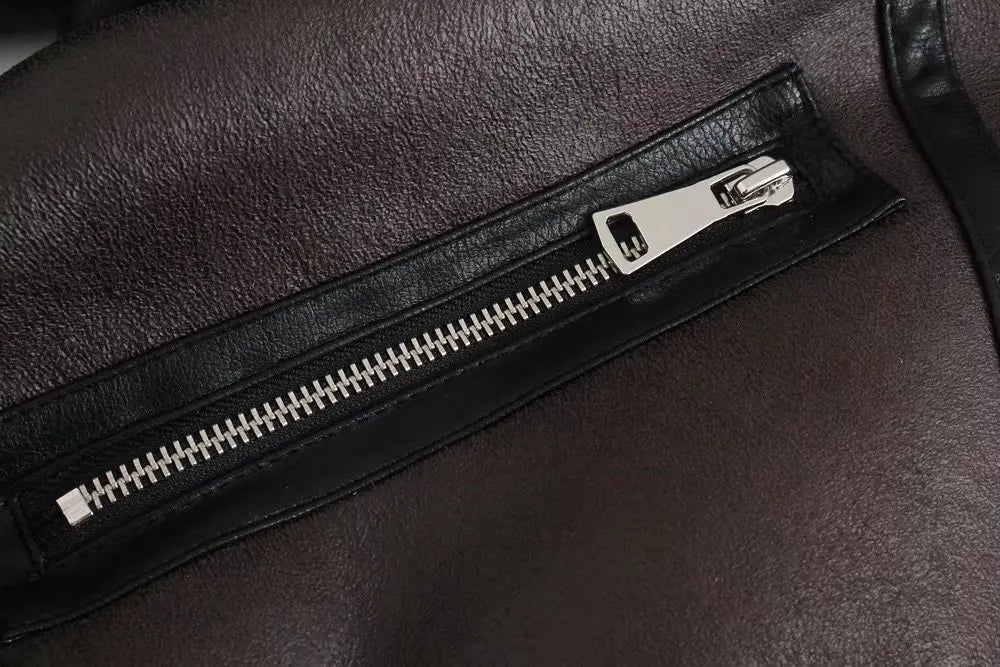 Liva Girl Műszőrmés Kabát Öv