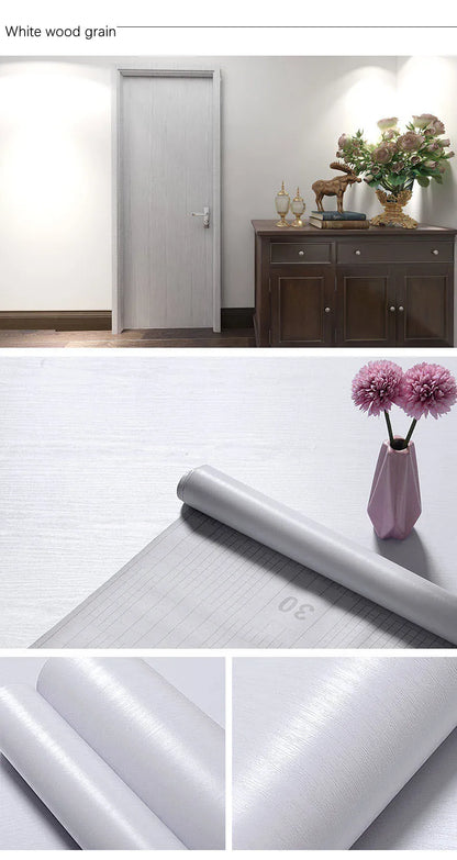 Wood Pattern Self-Adhesive Wall Film