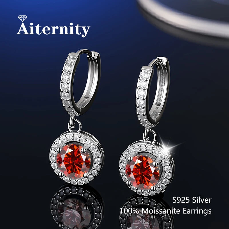 AITERNITY Moissanite Fülbevaló