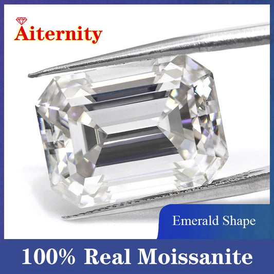 Moissanit Smaragdvágás 0.2-10ct