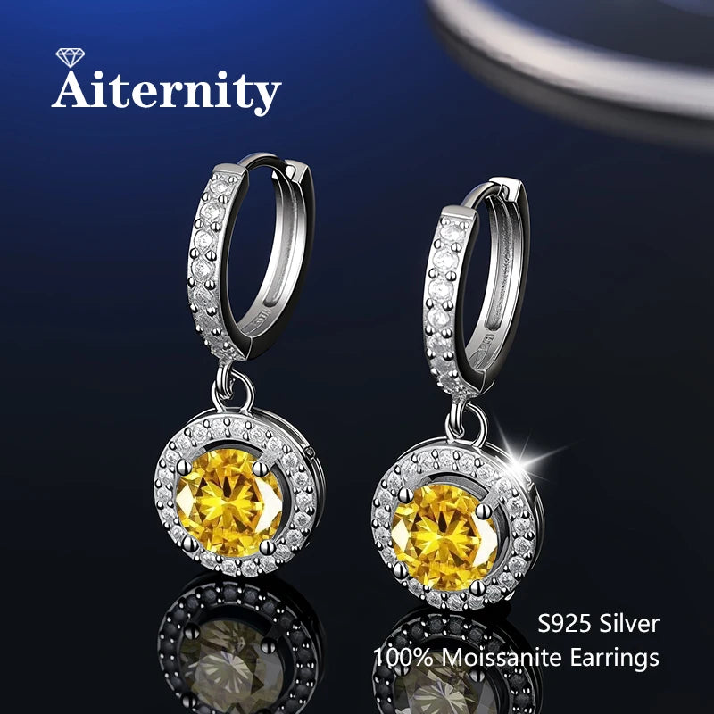 AITERNITY Moissanite Fülbevaló