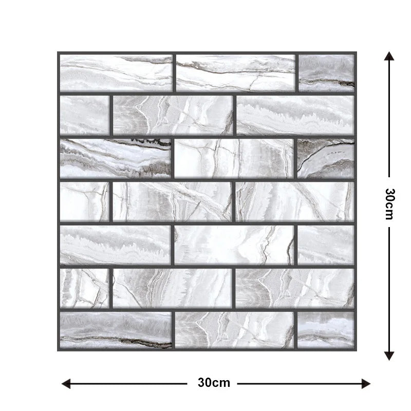 Öntapadós Csempe 3D Matrica