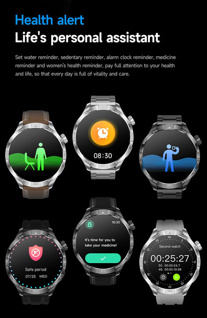 OutdoorTech GPS Sportos Okosóra Férfiaknak - 1,85 Hüvelykes AMOLED Kijelző NFC és HD Hívás IP68 Vízálló