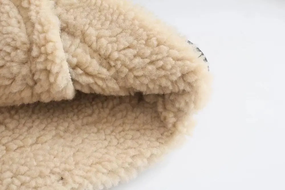 Liva Girl Műszőrmés Kabát Öv