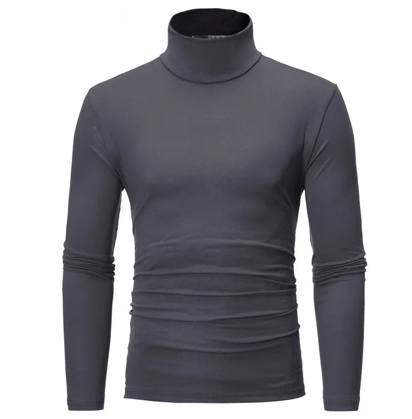 Turtleneck Férfi Szolid Jiangxi