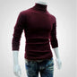 Liva Girl Herren-Rollkragenpullover, schmal geschnitten