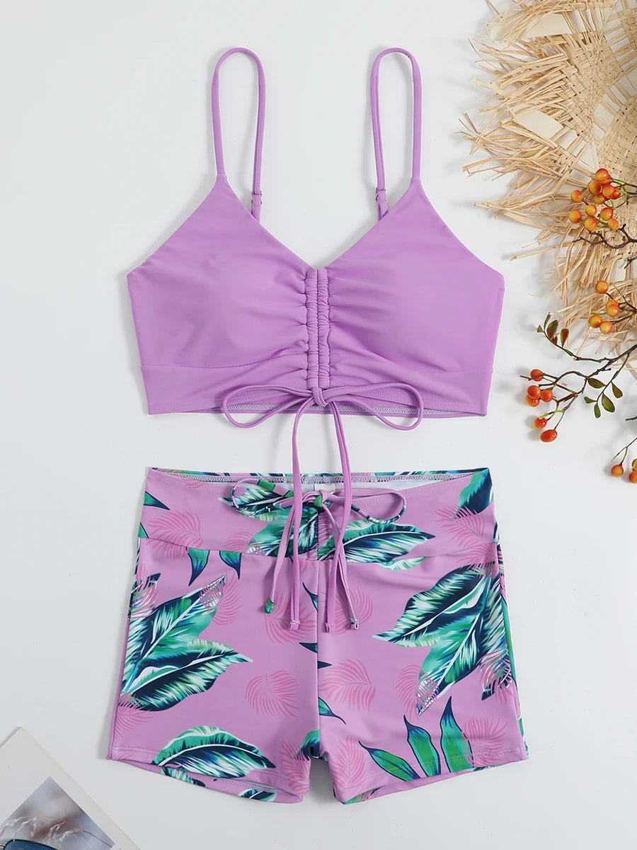 Magas Derékú Bikini Kötős