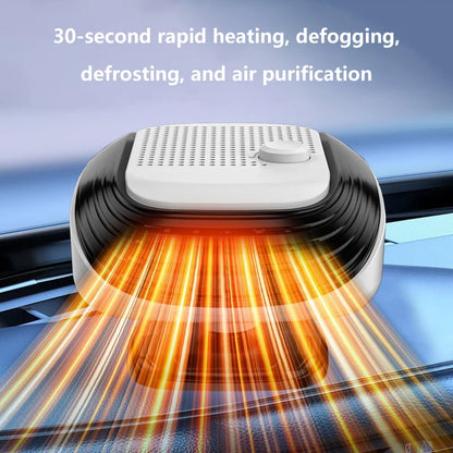 Xiaomi 360° Forgatható Autó Fűtőventilátor 12V/24V - Gyors Melegítés, Állítható Sebesség