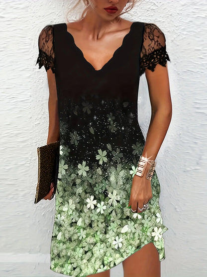 SuitSet Women's Lace V-Neck Dress