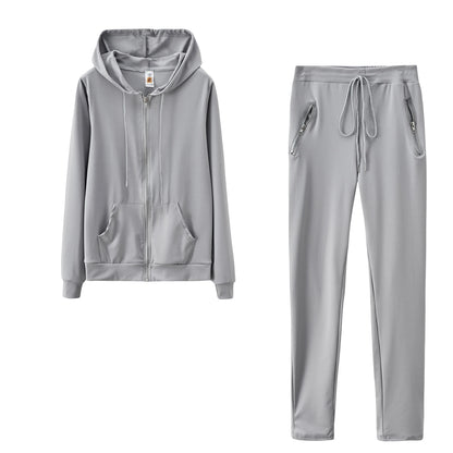 Suit Set Zsebes Kötött Szett