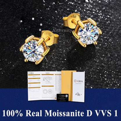 Aiternity Moissanite Fülbevaló