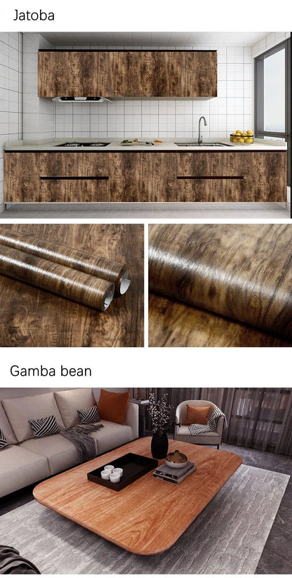 Wood Pattern Self-Adhesive Wall Film