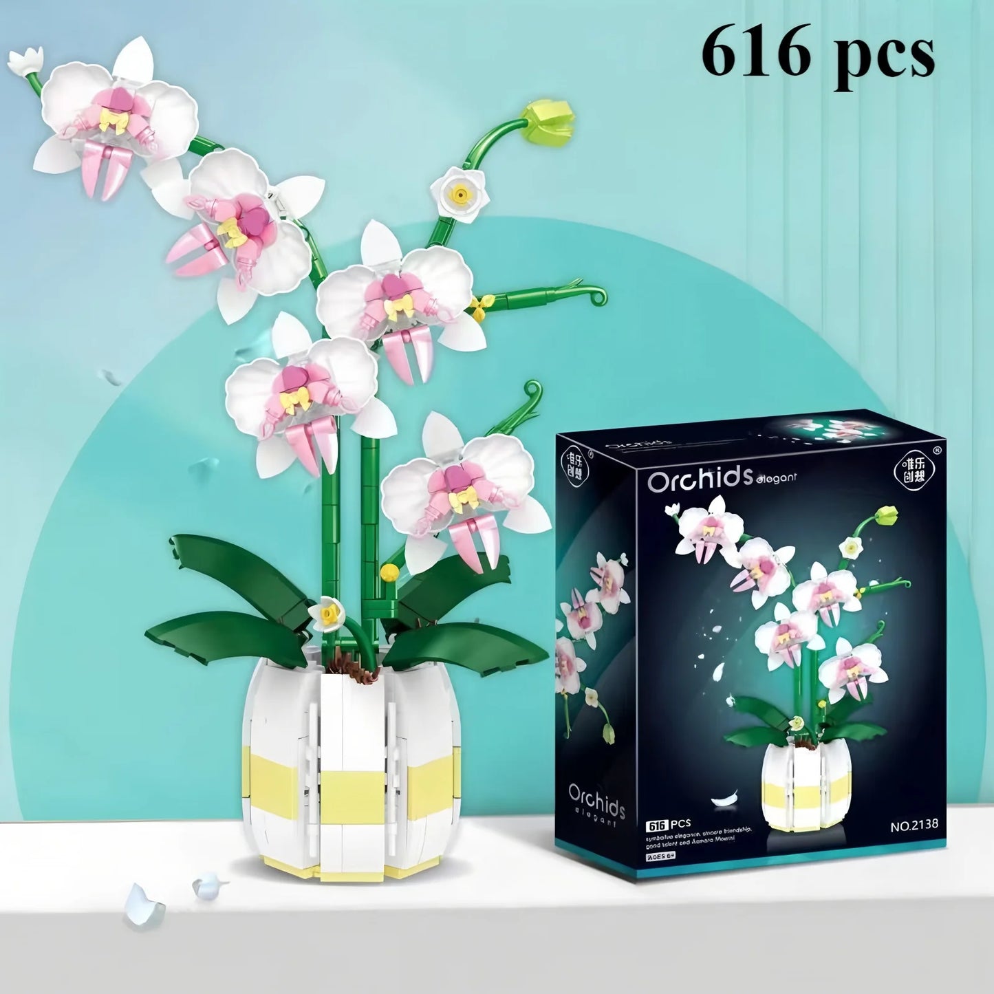 NONECE Orchidea Építő Kocka