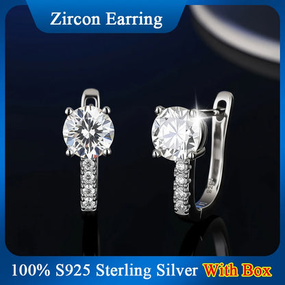 Aiternity Zircon Fülbevaló 18K