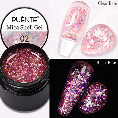 Puente Cat Eye Gel Fényes Kék