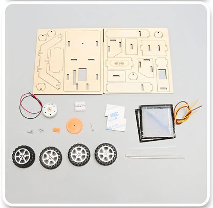 Napelemes Hold Autó DIY Puzzle