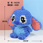 Herocross Disney Építő Kocka Stitch Giant Stitzer - Lego Kompatibilis Puzzle És Asztali Dekoráció