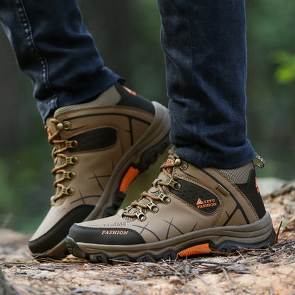 CipőFérfi Téli Hótaposó Cipő Vízálló Bőr - Outdoor Bakancs