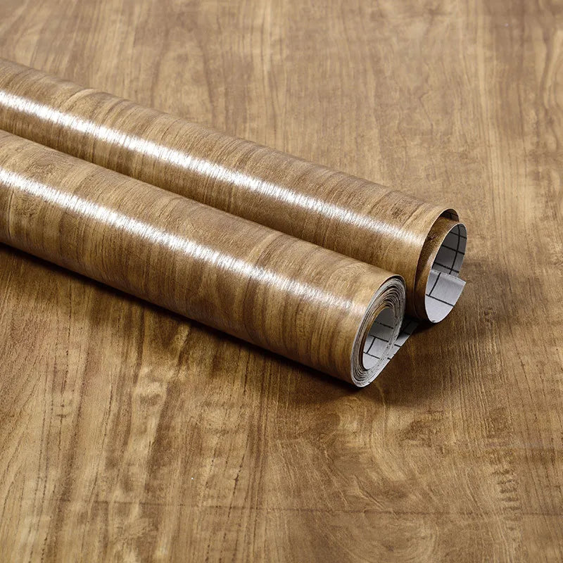 Wood Pattern Self-Adhesive Wall Film