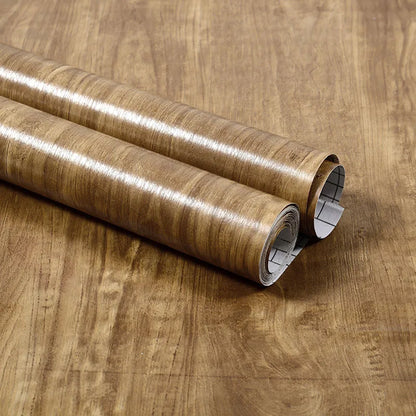 Wood Pattern Self-Adhesive Wall Film
