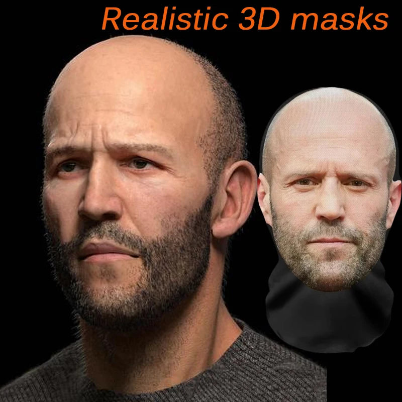 Realistische 3D-Maske Unisex