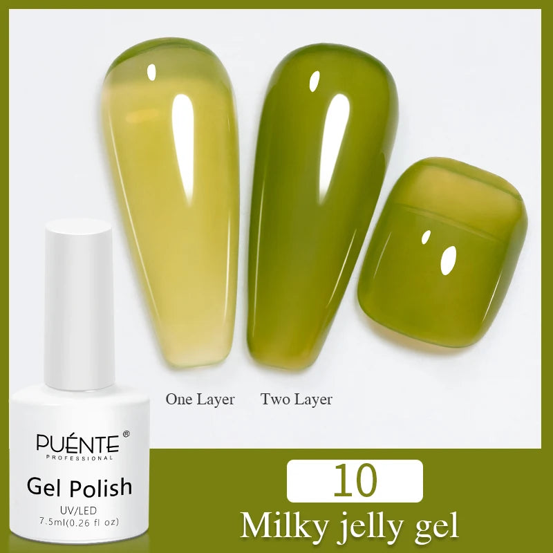 Puente Cat Eye Gel Fényes Kék