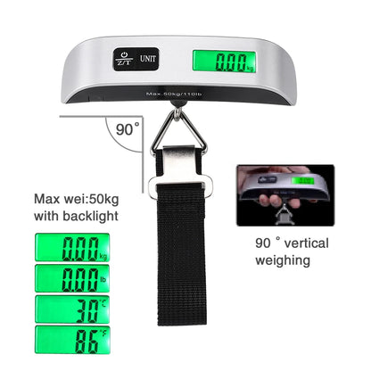 Bőröndmérleg LCD 50 Kg