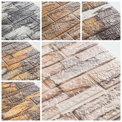 3D Téglafal Tapéta Vízálló