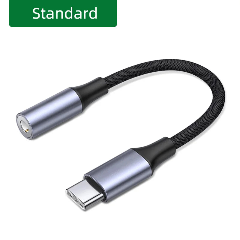 Type-C 3.5mm 90° Audió Adapter